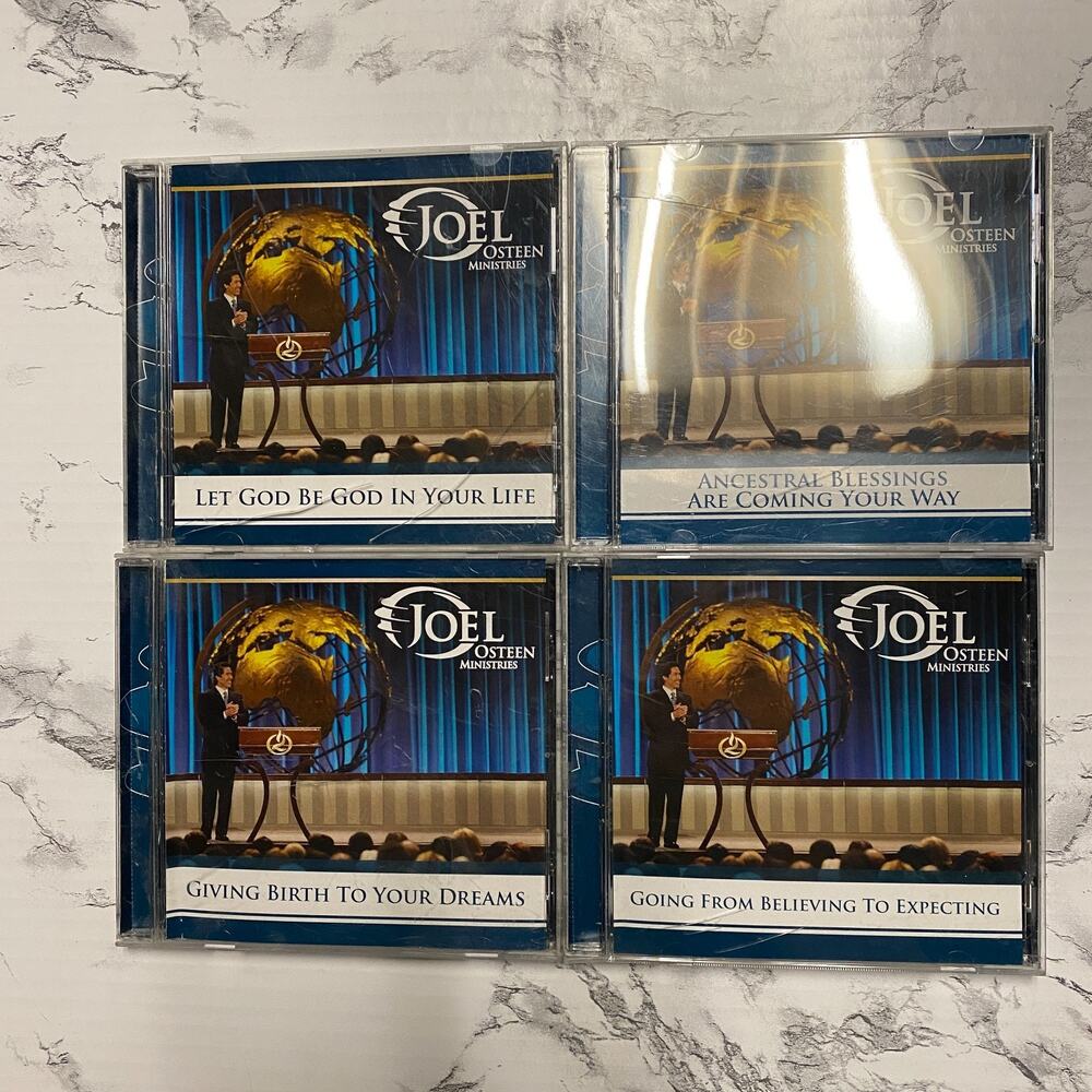 Bundle Set of 4 Joel Osteen Ministries CDs
